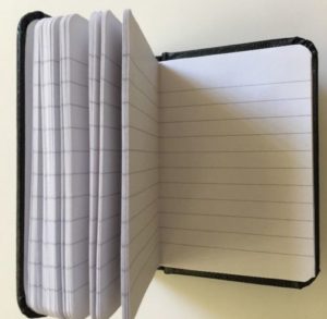 2-pack Small Black Hardcover Pocket Notebook